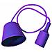 Lampadario Portalampada E27 Colore Viola Vt-7228 3483 - Foto miniatura 1