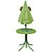 Set da Bistrot da Giardino per Bambini con Ombrellone Verde - Foto miniatura 3