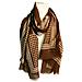 Sciarpa Donna Pashmina 1728g Marrone - Foto miniatura 1