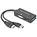 Adattatore Hdmi - Dp+dvi+vga 3 In 1 - Foto miniatura 1