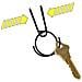 Squeezering Easy Load Key Clip Anello Portachiavi Nero 1 Pz. - Foto miniatura 1