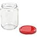 Vasi Per Marmellata In Vetro Coperchio Rosso 48 Pz 230 Ml - Foto miniatura 5