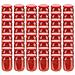 Vasi Per Marmellata In Vetro Coperchio Rosso 48 Pz 230 Ml - Foto miniatura 1