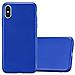 Cadorabo Custodia Compatibile Con Apple Iphone Xs Max In Blu Metallico - Coperchio Protettivo In Silicone Tpu Flessibile - Foto miniatura 1