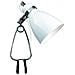 73072001 - Lampada Da Tavolo A Morsetto, Colore: Bianco - Foto miniatura 1