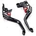 Breve Freno Leve Di Frizione Regolabili Per Yamaha Yzf-r125 125r 2013-2019 Mt-125 2014-2019 Nera - Foto miniatura 1