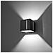 1 Applique Da Parete A Filo Luce Nera, G9 - Foto miniatura 8