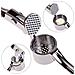 Cucina Professionale In Acciaio Aglio Stampa Aglio Mincer Zenzero Frantoio Peeler Squeezer Aglio Resistente Presser Aglio Aglio Crush Chopper User-friendly Facile Da Pulire E Molto Resistente - Foto miniatura 2