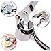 Cucina Professionale In Acciaio Aglio Stampa Aglio Mincer Zenzero Frantoio Peeler Squeezer Aglio Resistente Presser Aglio Aglio Crush Chopper User-friendly Facile Da Pulire E Molto Resistente - Foto miniatura 3