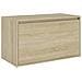 Panca da Ingresso 80x40x45 cm Rovere Sonoma Truciolato - Foto miniatura 2
