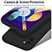 Custodia Compatibile Con Samsung Galaxy A11 / M11 In Liquid Nero - Coperchio Protettivo In Silicone Tpu Flessibile - Foto miniatura 4