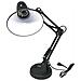 Lumetto Lume Da Scrivania Braccio Snodabile Morsetto Lampada Colore Nero - Foto miniatura 2