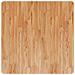 Piano Tavolo Quadrato Marrone Chiaro 80x80x2,5 Rovere Trattato - Foto miniatura 2