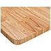 Piano Tavolo Quadrato Marrone Chiaro 80x80x2,5 Rovere Trattato - Foto miniatura 3