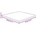Piano Tavolo Quadrato Marrone Chiaro 80x80x2,5 Rovere Trattato - Foto miniatura 4