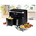 DO537FR friggitrice Doppia 4 L Indipendente Friggitrice ad aria calda Nero - Foto miniatura 17