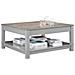 Carver Tavolino Con 1 Ripiano In Mdf Grigio - Foto miniatura 2