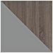 Carver Tavolino Con 1 Ripiano In Mdf Grigio - Foto miniatura 4