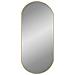 Specchio Da Parete Dorato 90x40 Cm Ovale - Foto miniatura 2