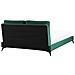 Letto Velluto Melle 160 X 200 Cm Verde Smeraldo - Foto miniatura 6