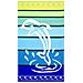 Telo Mare Grande 100x160 Jacquard Spugna Asciugamano Spiaggia Maui Dolphin Telo Mare Verde - Foto miniatura 1
