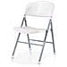Sedia Bianca Pieghevole Da Esterno In Acciaio E Polipropilene Mara - Foto miniatura 2
