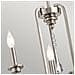Lampadario Classico Karlee Acciaio Peltro Classico Cristallo 3 Luci E14 - Foto miniatura 3