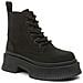 Black Casual Closed Booties Stivaletti Pelle Scamosciata /nabuk Scarpe Donna Nero Eu 36, 948012/30-01 - Foto miniatura 1