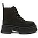Black Casual Closed Booties Stivaletti Pelle Scamosciata /nabuk Scarpe Donna Nero Eu 36, 948012/30-01 - Foto miniatura 2
