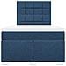 Giroletto a Molle con Materasso Blu 120x190 cm in Tessuto - Foto miniatura 6