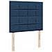 Giroletto a Molle con Materasso Blu 120x190 cm in Tessuto - Foto miniatura 7