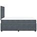 Giroletto a Molle con Materasso Grigio Scuro 120x190 cm Velluto - Foto miniatura 5