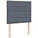Giroletto a Molle con Materasso Grigio Scuro 120x190 cm Velluto - Foto miniatura 7