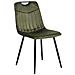 Set Di 4 Sedie Da Pranzo Argyle Velluto Verde Scuro - Foto miniatura 3