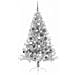 Albero di Natale con luci a corde decorative Argento 180 cm - Foto miniatura 5
