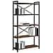 Libreria Rovere fumo 80 x 30 x 153 cm Legno multistrato - Foto miniatura 3