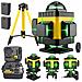 Rinkinys POZIOMICA LASEROWA KRZYOWA PASZCZYZNOWA LASER 4D ZE STATYWEM Livella rotatoria 16 m - Foto miniatura 1