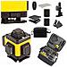 Rinkinys POZIOMICA LASEROWA KRZYOWA PASZCZYZNOWA LASER 4D ZE STATYWEM Livella rotatoria 16 m - Foto miniatura 3