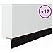 Spazzole per porte a vite 12 pcs Marrone 100 cm - Foto miniatura 1