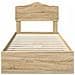Letto con Contenitore con testiera Rovere Sonoma 90 x 190 cm - Foto miniatura 8