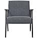 poltrona Grigio scuro 59 x 75 x 78 cm Velluto - Foto miniatura 4