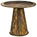 Tavolino In Metallo Dorato 52,5x52,5x48,5h - Foto miniatura 1