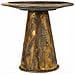 Tavolino In Metallo Dorato 52,5x52,5x48,5h - Foto miniatura 2