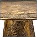 Tavolino In Metallo Dorato 52,5x52,5x48,5h - Foto miniatura 5
