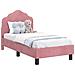 Struttura letto per bambini con testata Rosa 70 x 140 cm - Foto miniatura 1