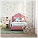Struttura letto per bambini con testata Rosa 70 x 140 cm - Foto miniatura 3