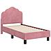 Struttura letto per bambini con testata Rosa 70 x 140 cm - Foto miniatura 4