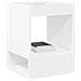 Tavolino Bianco 40 x 40 x 56 cm Legno multistrato - Foto miniatura 3