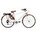 Bici Misura 28 City Bike Vintage Linea Sport Peugeot Bicicletta Da Uomo Con Cambio 6v Completa Di Accessori Luci A Led - 54 Bianco - Foto miniatura 1