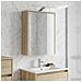 Mobiletto per specchio da bagno Rovere Sonoma 43 x 16 x 62.5 cm - Foto miniatura 2